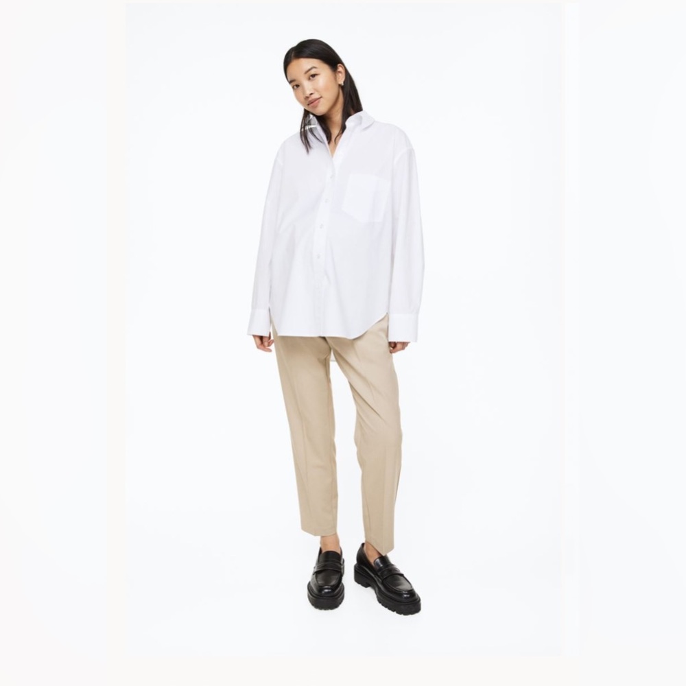 H&M MAMA Ankle Length Slacks sz M